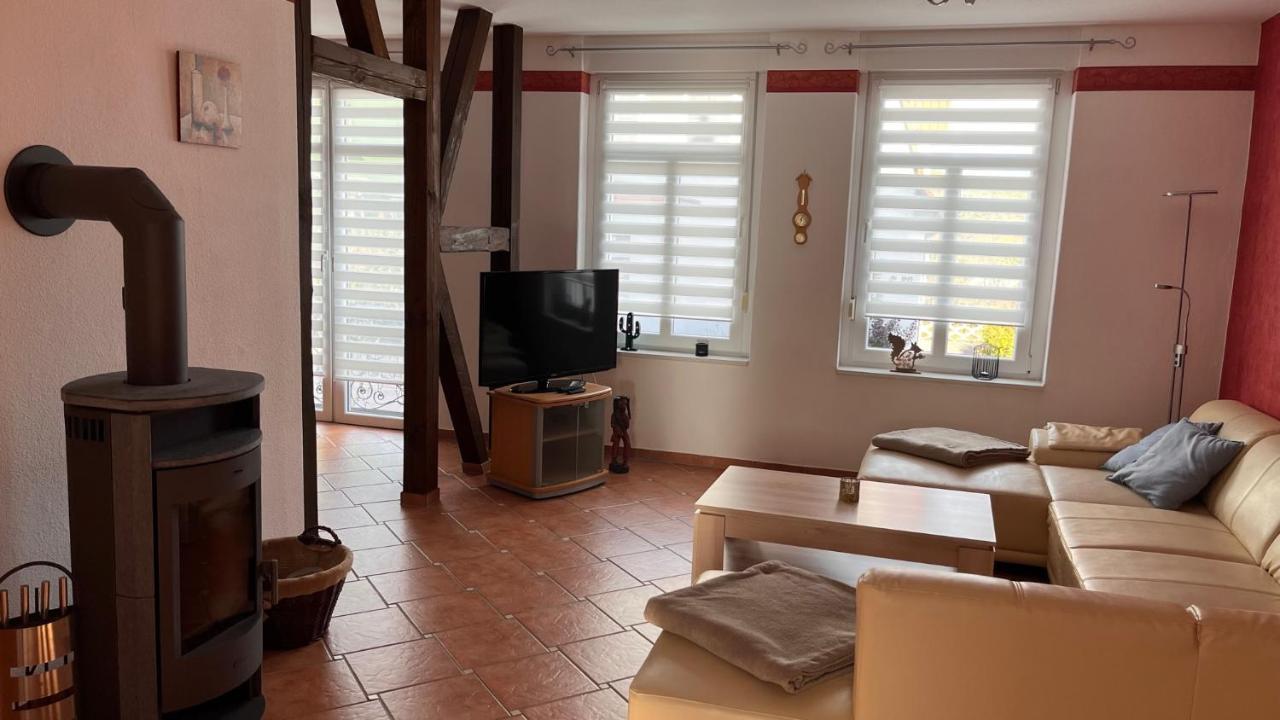 Ferienwohnung Am Bodetal Mit Wallbox Fuer E-Auto Thale Dış mekan fotoğraf